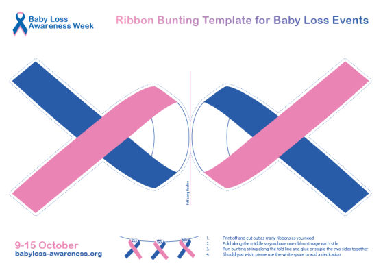 Ribbon-Bunting-Template